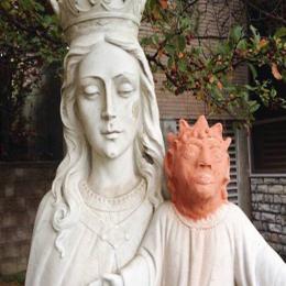 Restauração ‘Chocante’ de estátua de Jesus é piada no Canadá