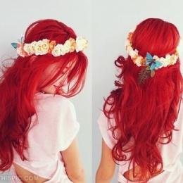 Como pintar os cabelos de vermelho vibrante