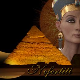 A maquiagem de Nefertiti