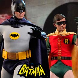 Action figures de Batman e Robin de 1966 estrelado por Adam West e Burt Ward
