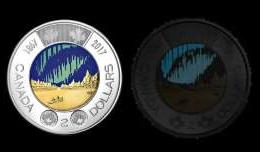 Primeira moeda que brilha no escuro do mundo entra em circulação no Canadá