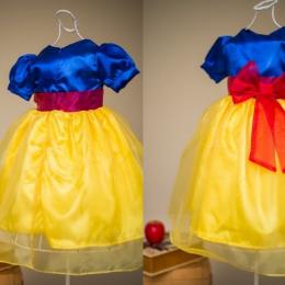 Vestidos infantis inspirados nas Princesas Disney