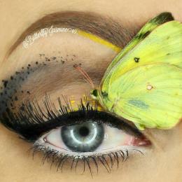 Artista usa insetos para criar maquiagem, e resultado é impressionante
