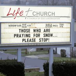 Igreja pede a fiéis que 'parem de orar por neve' nos EUA