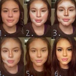 Aprenda a afinar o rosto com maquiagem