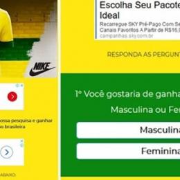 Mensagem no WhatsApp com camiseta de graça da seleção brasileira é golpe
