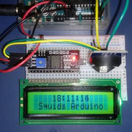 Relógio e Temperatura com módulo RTC DS3231 para Arduino 