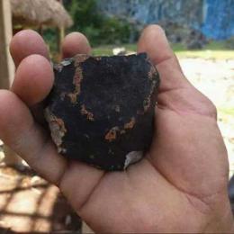 Meteorito de Cuba visto do espaço