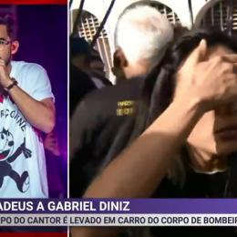 Repórter do SBT sofre tentativa de furto durante velório de Gabriel Diniz