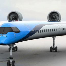 KLM financia o desenvolvimento do avião futurista “Flying V”