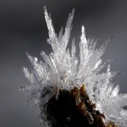 A formação de cristal através da ação hidrotermal