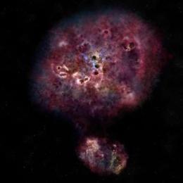 Cientistas encontram supergaláxia dos primeiros tempos do universo