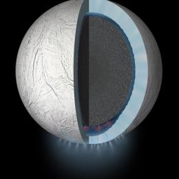 Pesquisadores analisam o (complexo) interior de lua de Saturno