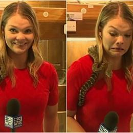  Cobra ataca microfone de repórter durante gravação