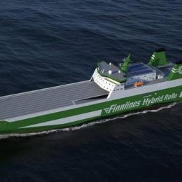 Os três novos navios da Finnlines vão utilizar os sistemas híbridos Wärtsilä 