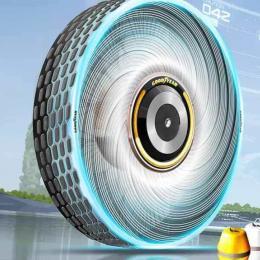 Gooyear criou um pneu auto regenerável que usa IA