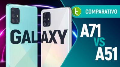 GALAXY A51 vs A71: qual INTERMEDIÁRIO PREMIUM Samsung COMPRAR? | Comparativo
