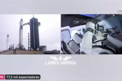 Lançamento da primeira missão tripulada da SpaceX é adiado; confira transmissão ao vivo