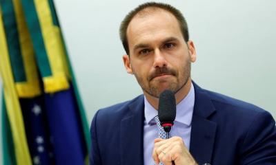 Celso de Mello envia para a análise da PGR petição em que advogado acusa Eduardo Bolsonaro de crime contra a segurança nacional
