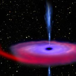 Astrônomos filmam buraco negro emitindo jatos de plasma
