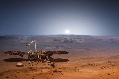 Sonda em Marte finalmente começa a trabalhar depois de alguns apuros