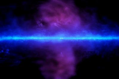 'Arrotos' de buraco negro originaram bolotas de energia na Via Láctea