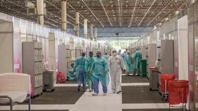 Leitos vagos em hospital exposto por deputados são para pico da pandemia