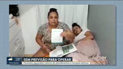 Pacientes sofrem enquanto aguardam o retorno das cirurgias eletivas no RJ