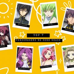 TOP 7 - Personagens do anime Code Geass
