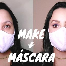 Como usar maquiagem com máscara de proteção