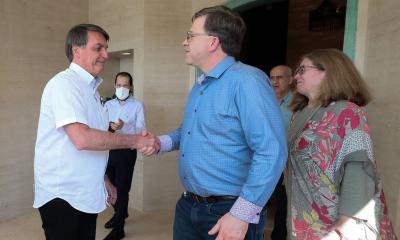 Veja fotos do encontro de Bolsonaro com embaixador dos EUA, antes de o presidente apresentar sintomas da Covid-19