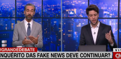 Augusto deixa 'O Grande Debate', da CNN, após discussão com Caio Coppolla