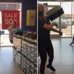Cliente atira caixas de sapato em vendedora ao se recusar a usar máscara