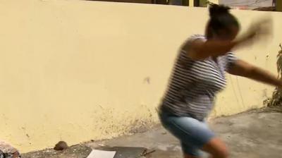 Rato enorme invade jornal ao vivo da Globo e assusta moradora