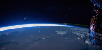 Vídeo incrível mostra como astronautas da ISS viram cometa Neowise