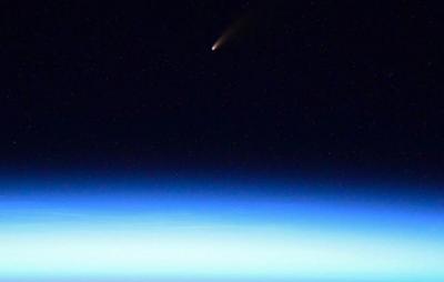 Vídeo mostra como astronautas na ISS enxergaram o cometa Neowise