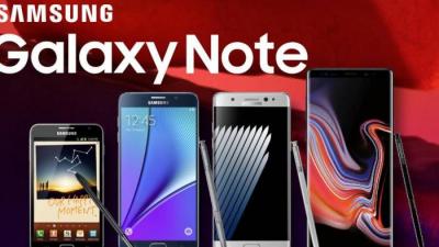 Do primeiro ao Note 20: a evolução da série Galaxy Note da Samsung