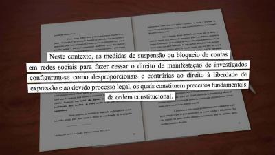 Maia defende que STF rejeite ação de Bolsonaro contra bloqueio de perfis em redes sociais