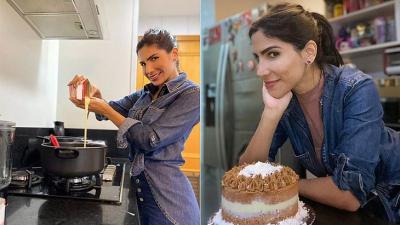 Atriz de 'Fina Estampa' vende bolos para aumentar renda durante quarentena