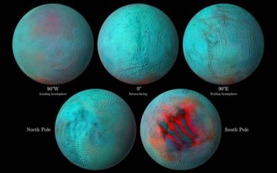 Nasa encontra novas evidências de gelo fresco em Encélado, lua de Saturno