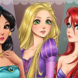 Como seriam se as famosas princesas da Disney fossem animes
