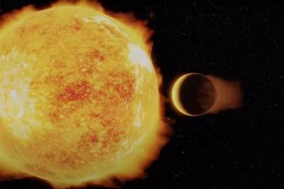 Cientistas descobrem exoplaneta “colado” à estrela natal