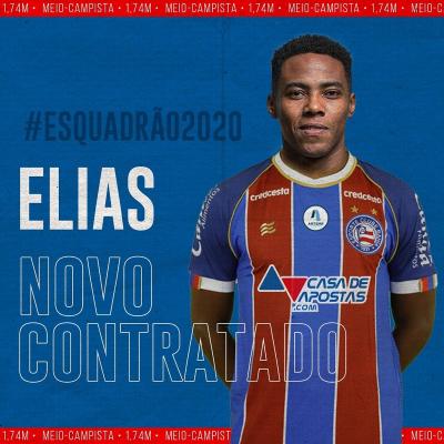Bahia anuncia contratação do meia Elias, ex-Corinthians