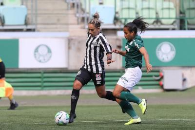 De virada, Palmeiras vence o Santos pelo Campeonato Brasileiro Feminino