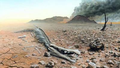Cientistas identificam extinção em massa que deu origem aos dinossauros