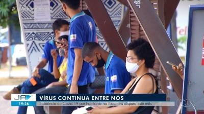Taxa de incidência do coronavírus dispara no Tocantins e mostra que a pandemia está longe de terminar