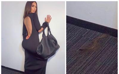 Kim Kardashian vira piada nas redes ao posar para foto hot com extensões capilares no chão