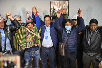 Presidente interina da Bolívia diz que Luis Arce venceu as eleições em 1º turno; contagem está em 16%