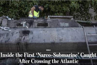 Narcossubmarino brasileiro cruza o Atlântico e muda o jogo