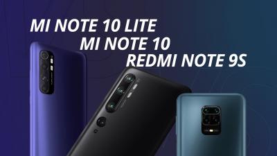 Mi Note 10 Lite vs Mi Note 10 vs Redmi Note 9S [COMPARATIVO]